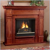 Real Flame Virginia Mahogany Gel Fuel Fireplace