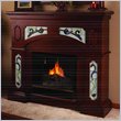 Real Flame Tiffany Mahogany Gel Fuel Fireplace