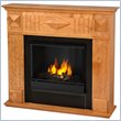 Real Flame Oxford Oak Gel Fuel Fireplace