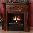 Real Flame Bella Mahogany Gel Fuel Fireplace