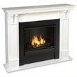 Real Flame Ashley White Gel Fuel Fireplace