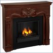 Real Flame Victoria Mahogany Gel Fuel Fireplace
