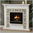 Real Flame Camille White Gel Fuel Fireplace