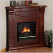 Real Flame Cambridge Mahogany Corner Gel Fuel Fireplace