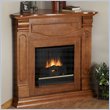 Real Flame Cambridge Oak Corner Gel Fuel Fireplace