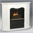Real Flame Athena White Gel Fuel Fireplace