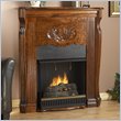 Real Flame French Mahogany Gel Fuel Fireplace