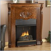 Real Flame French Mahogany Gel Fuel Fireplace
