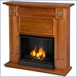 Real Flame Edinburgh Regency Oak Gel Fuel Fireplace