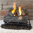 Real Flame 18 Inch Conversion Oak Log Set for Gel Fuel Fireplace