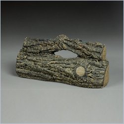 Real Flame One Piece Oak Gel Fuel Fireplace Log