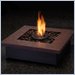 Real Flame Zen Copper Personal Gel Fuel Fireplace with Black Base