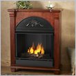 Real Flame Anna Mahogany Fireplace