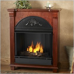 Real Flame Anna Mahogany Fireplace