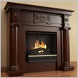 Real Flame White House Mahogany Gel Fuel Fireplace