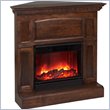 Real Flame Heritage Corner Electric Fireplace in Mahogany