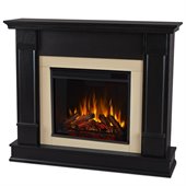 Real Flame Silverton Indoor Electric Fireplace in Black