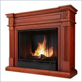 Real Flame The Elise Ventless Gel Fireplace in Dark Mahogany Finish