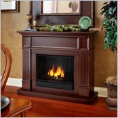 Real Flame Camden Gel Fireplace in Mahogany