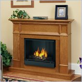 Real Flame Camden Gel Fireplace in Light Oak