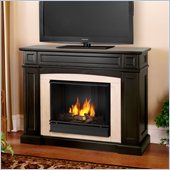 Real Flame Rutherford Gel Fireplace in Dark Walnut