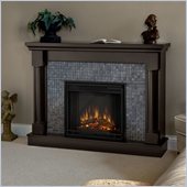 Real Flame Bennett Electric Fireplace in Dark Walnut