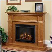 Real Flame Camden Electric Fireplace in Light Oak