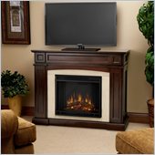 Real Flame Rutherford Electric Fireplace in Dark Mahogany