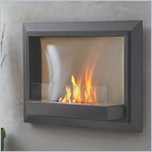 Real Flame Envision Ventless Wall Mounted Gel Fireplace in Dove Gray