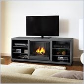 Real Flame Marco Gel TV Stand Fireplace in Black