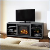 Real Flame Marco Electric TV Stand Fireplace in Black