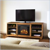 Real Flame Marco Electric TV Stand Fireplace in Walnut