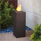 Real Flame Baltic Propane Fire Column in Kodiak Brown