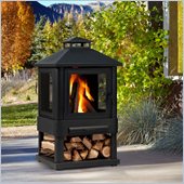 Real Flame Trestle Outdoor Fireplace