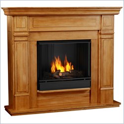 Real Flame Virginia Oak Gel Fuel Fireplace