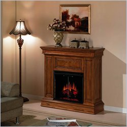 Classic Flame Phoenix Wall and Corner Electric Fireplace in Premium Oak