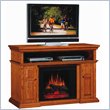 Classic Flame Pasadena Fireplace and TV Stand in Premium Oak