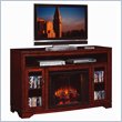 Classic Flame Santa Monica TV Stand and Fireplace in Empire Cherry