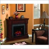 Classic Flame Franklin Fireplace in Brown Cherry