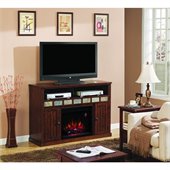 Classic Flame Sedona Fireplace in Caramel Oak