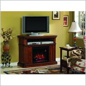 Classic Flame Mapleton Fireplace in Provincial Pecan