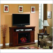 Classic Flame Carmel Fireplace Combinations in Premium Pecan Cherry