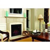 Classic Flame Builders Box 39 LED with Fixed Glass in Black
