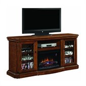 Classic Flame Beauregard TV Stand in Antique Caramel