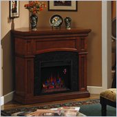 Classic Flame Nantucket Corner Electric Fireplace in Golden Cherry