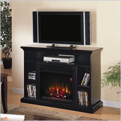 Classic Flame Beverly Electric Fireplace and TV Stand in Espresso