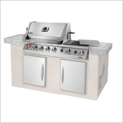Napoleon Grills Prestige V 450 Series Built In 46 Inch Infrared Grill in Stainless Steel