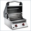 Napoleon Grills Sizzle Zone Built In Natural Gas Infrared Burner with Roll Top in Stainless Steel