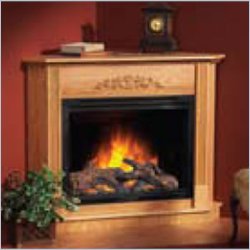 Napoleon Casaloma Traditional Corner Light Oak Electric Fireplace