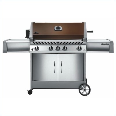 Napoleon Grills Prestige II 600 Series Gas Grill with Infrared Burner - Bronze